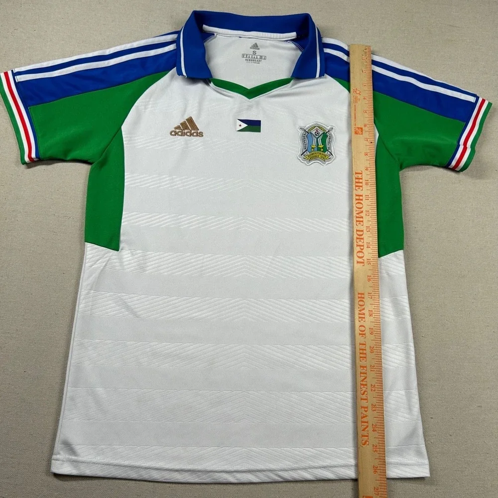 Adidas Djiboutienne Soccer Jersey Mens Sm Aeroready Patch Embroidered Logo